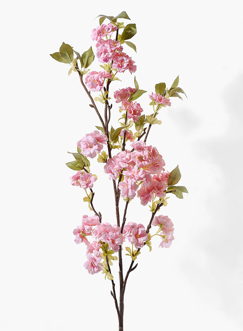 50in Long Pink Cherry Blossom Branch Decor Jamali Garden