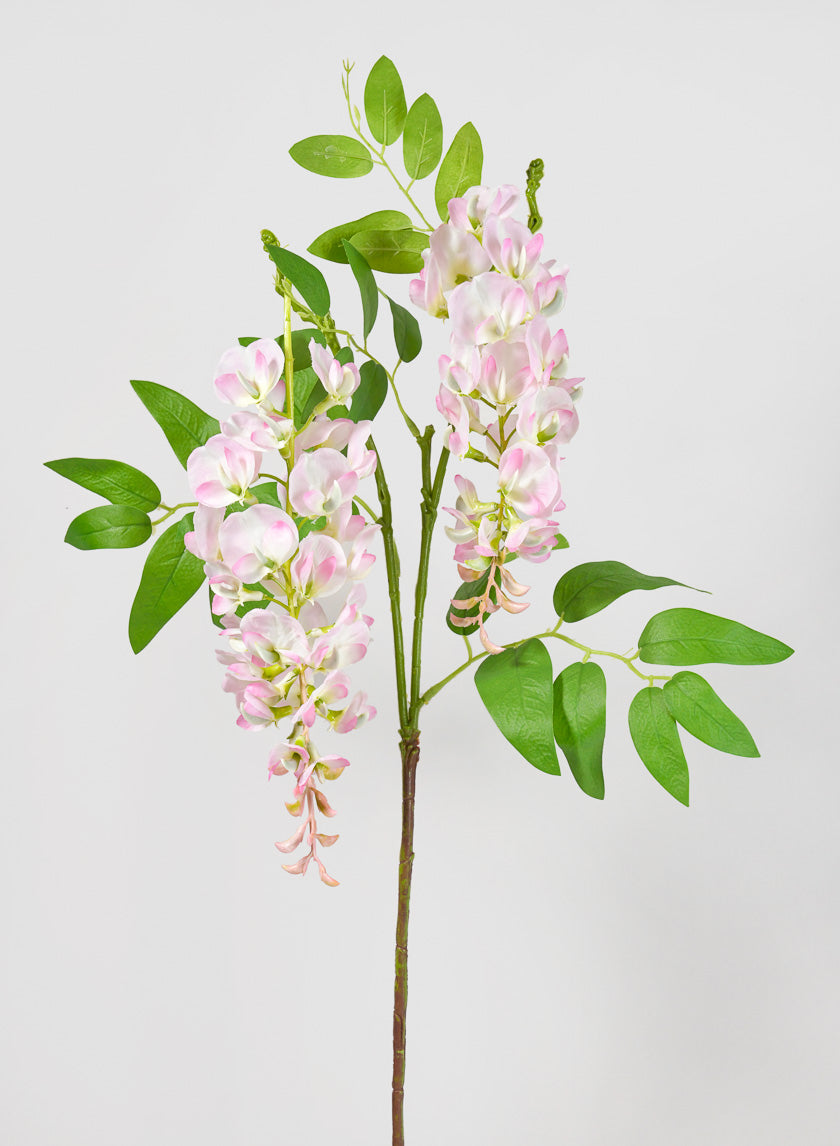 37in Long Pink Wisteria Spray, Case of 12 Decor Jamali Garden