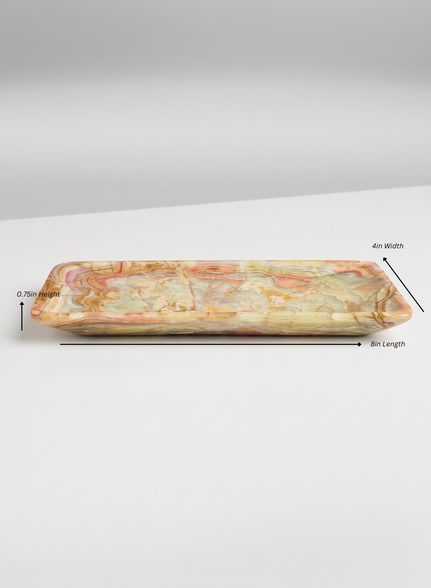 Balochistan Green Onyx Decorative Tray