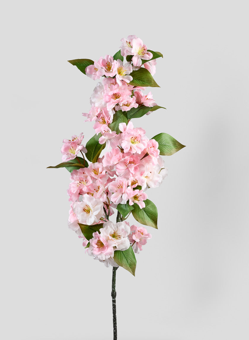 33in Long Pale Pink Cherry Blossom Spray Decor Jamali Garden