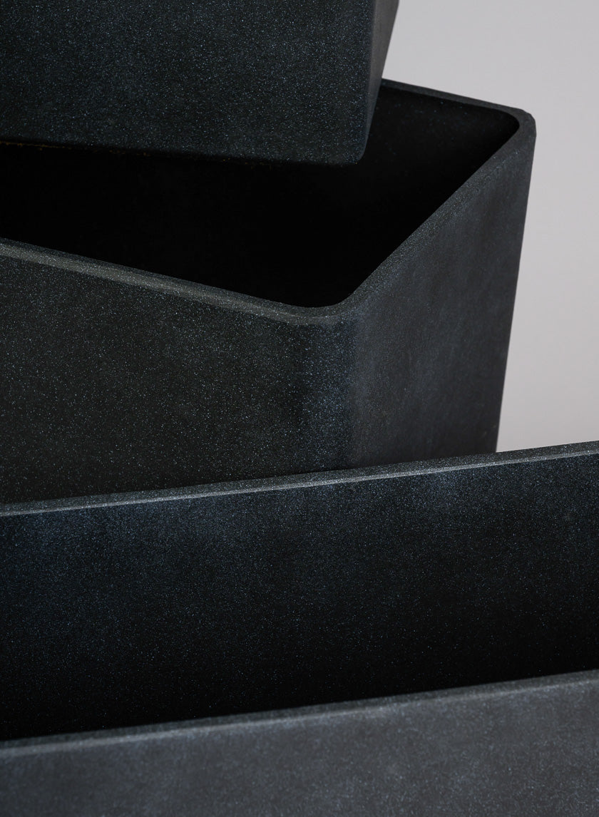 Campagna Black Classic Light Weight Window Box Decor Jamali Garden