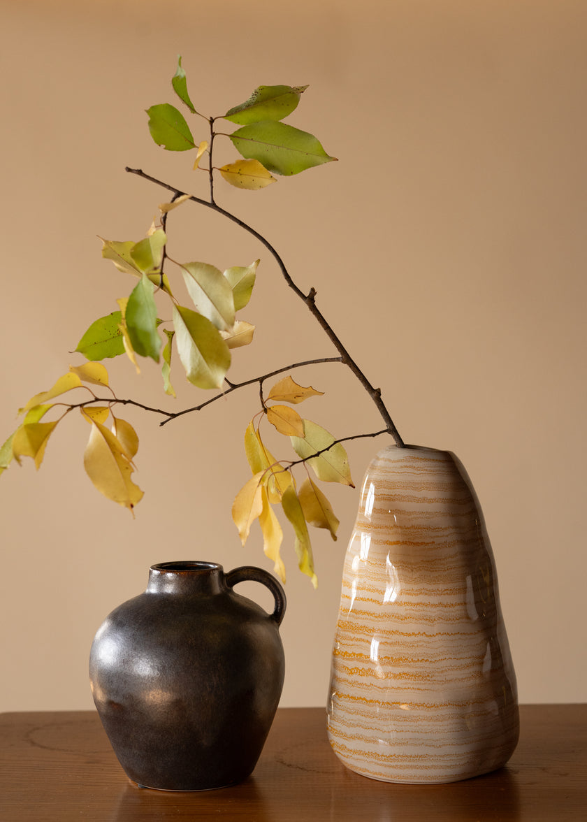 7.5in Tall Seto Artisan Vase Decor Jamali Garden