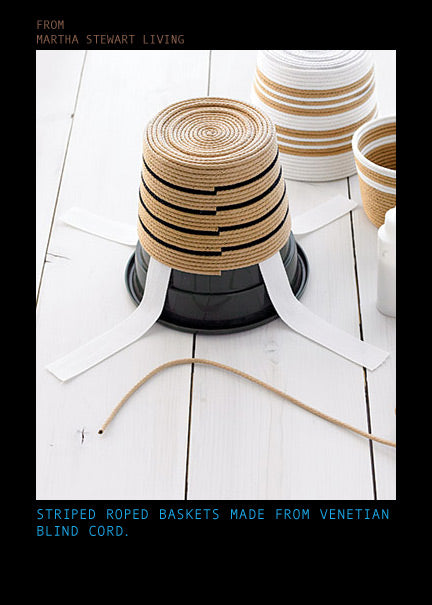 Cotton Venetian Blind Cord Decor Jamali Garden