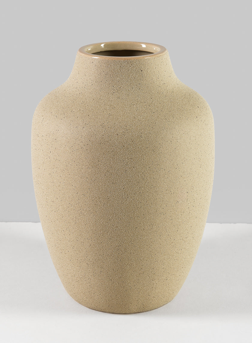 10in Tall Asahi Sand Vase Decor Jamali Garden