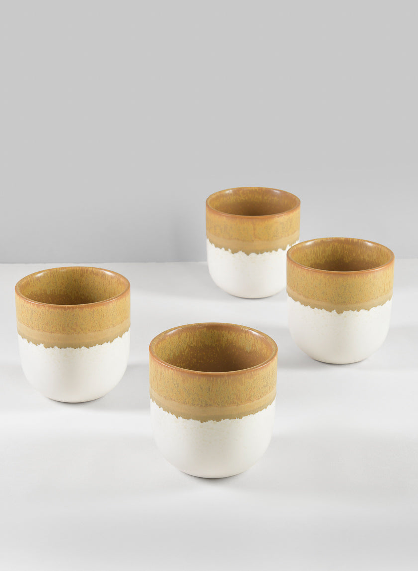 4in Tall Fermier Cache Pot, Set of 4 Decor Jamali Garden