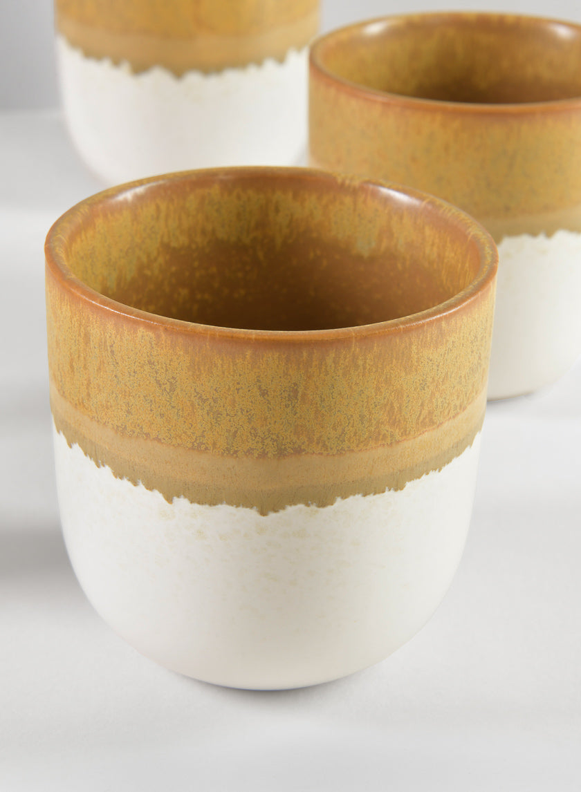 4in Tall Fermier Cache Pot, Set of 4 Decor Jamali Garden