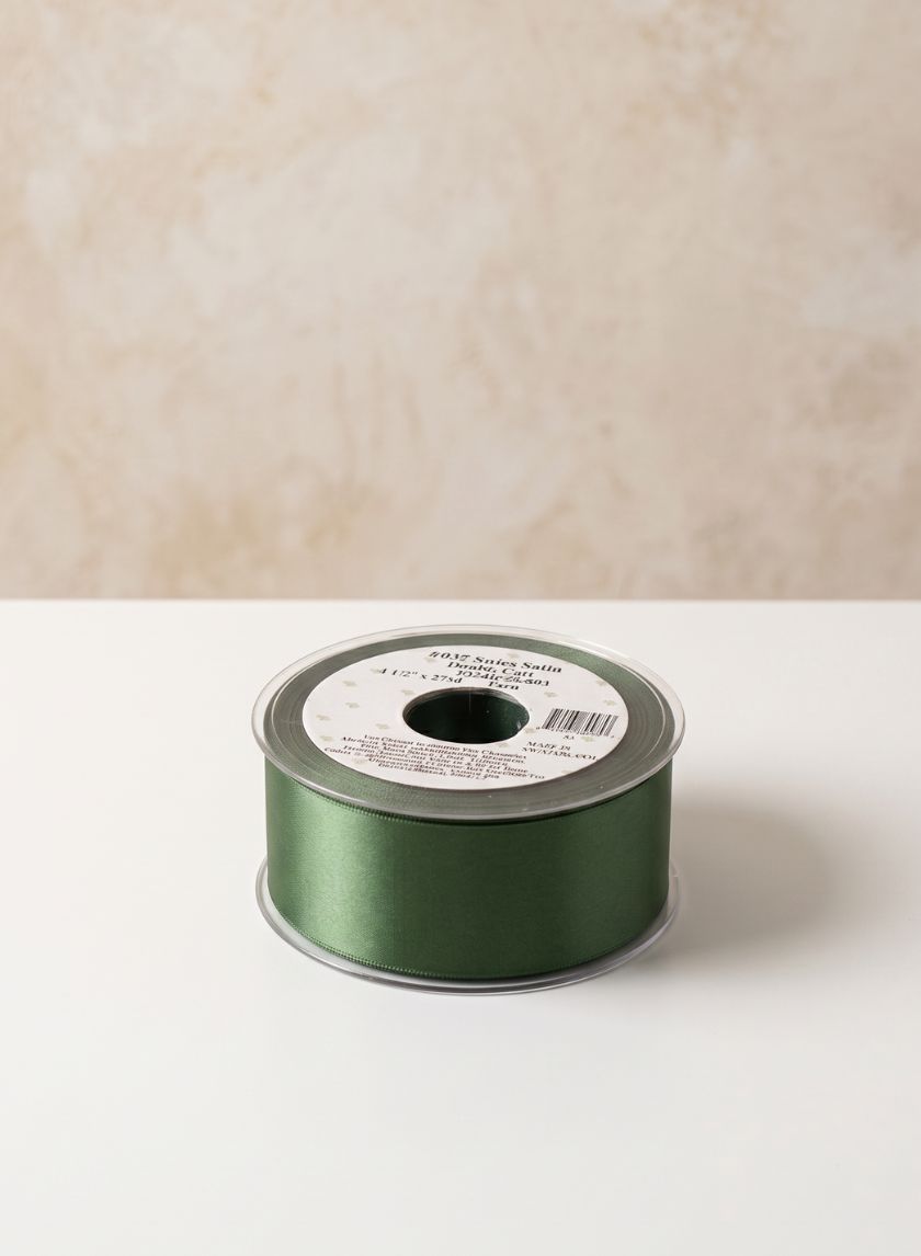 1 1/2in Fern Swiss Satin Ribbon Decor Jamali Garden