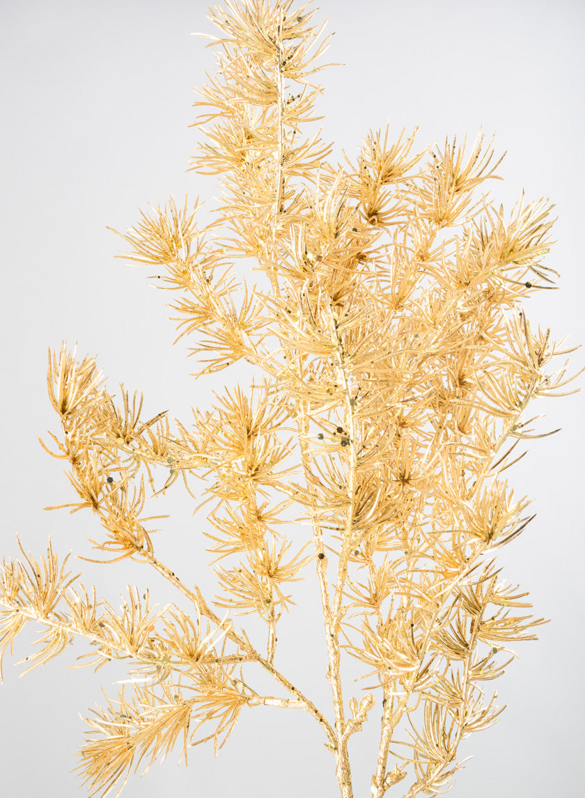 36in Long Gold Japanese Pine Branch Decor Jamali Garden