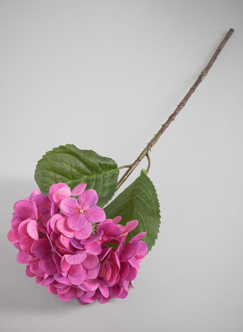 22in Long Pink Hydrangea Spray, Case of 12 Decor Jamali Garden