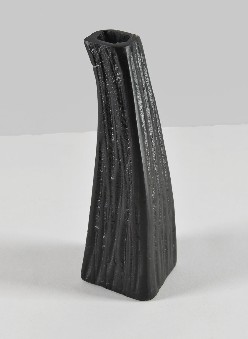 Aluminum Emma Barn Style Black Mini Vase