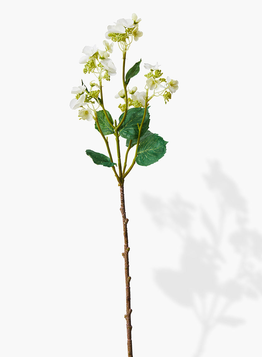 25in Long White Hydrangea Spray, Case of 12 Decor Jamali Garden