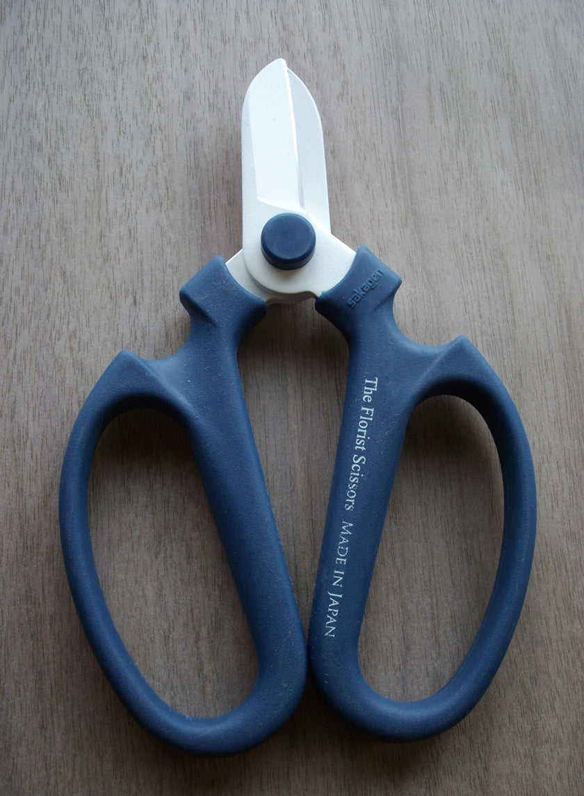 Blue Sakagen The Florist Scissors, Right-Hand Decor Jamali Garden