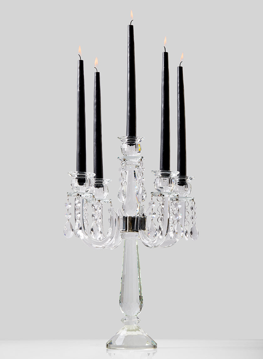 12in Black Taper Candles, Set of 12 Decor Jamali Garden