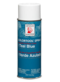 Teal Blue Spray Paint