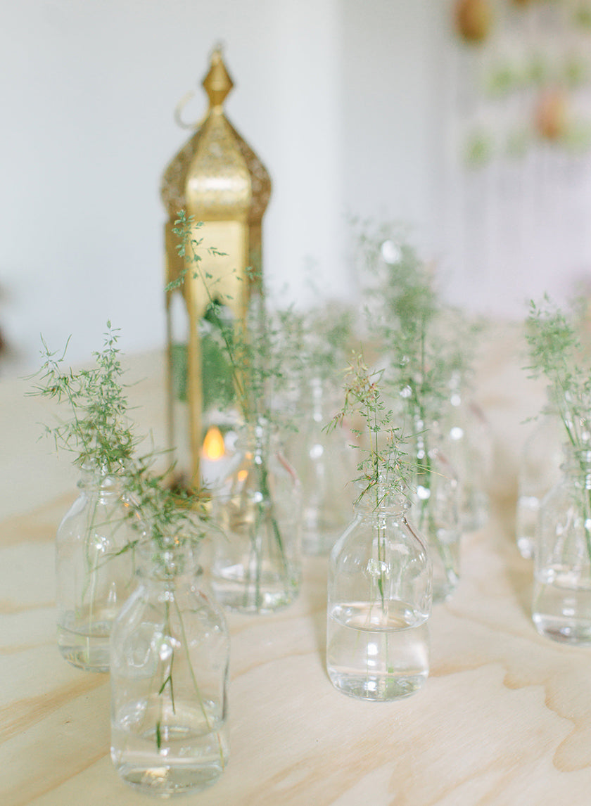 Antique Bronze Mahal & Taj Square Lantern Decor Jamali Garden