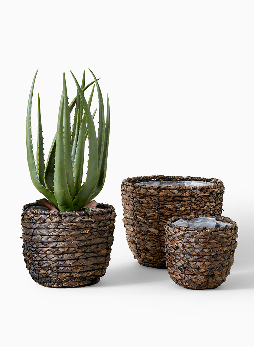 18in Long Faux Aloe Plant In Pot Decor Jamali Garden