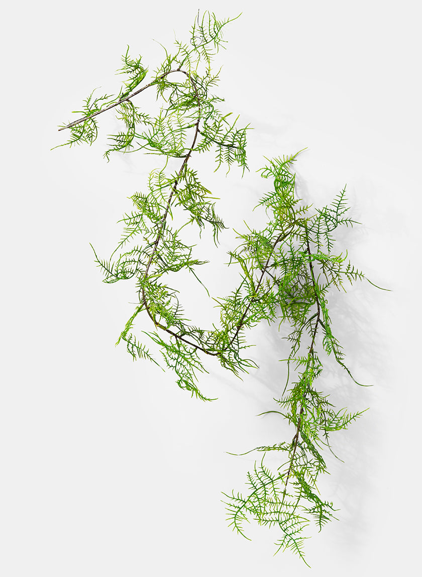 58in Long Asparagus Fern Garland, Case of 12 Decor Jamali Garden