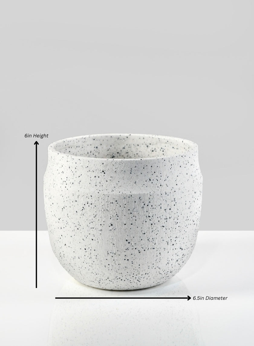 White Granite Goki Bowl