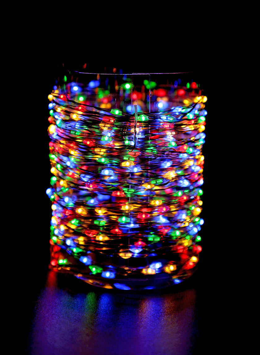 14ft Long Multicolor Naked Wire L.E.D. Lights String Decor Jamali Garden
