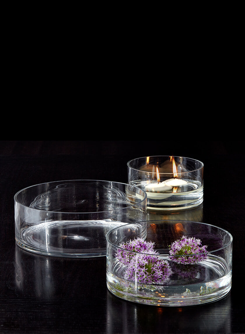 Floating Candle Glass Bowls Decor Jamali Garden