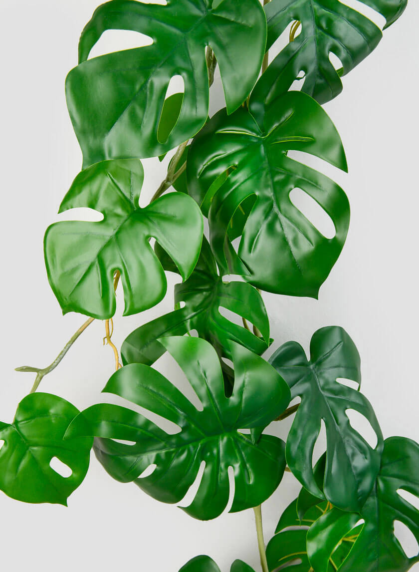 41in Long Monstera Leaf Vine Decor Jamali Garden