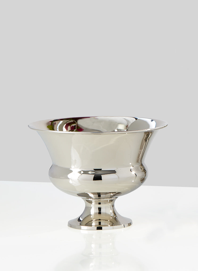 8.5in Wide Nickel Bowl Decor Jamali Garden