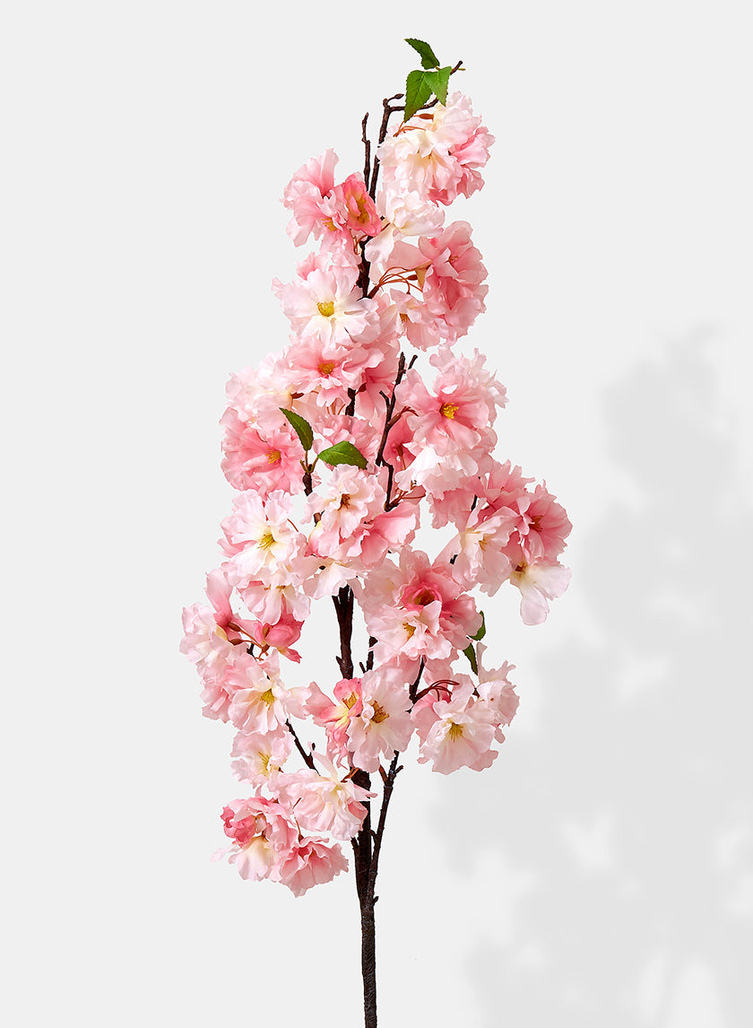 48in Long Pink Cherry Blossom Spray, Case of 12 Decor Jamali Garden