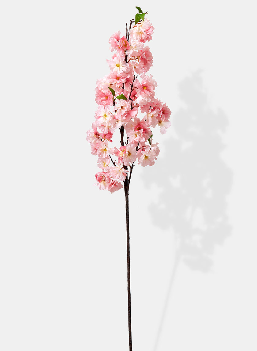 48in Long Pink Cherry Blossom Spray, Case of 12 Decor Jamali Garden