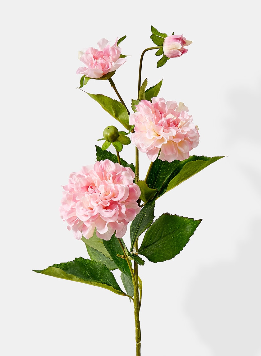 33in Long Pink Dahlia Spray, Case of 12 Decor Jamali Garden