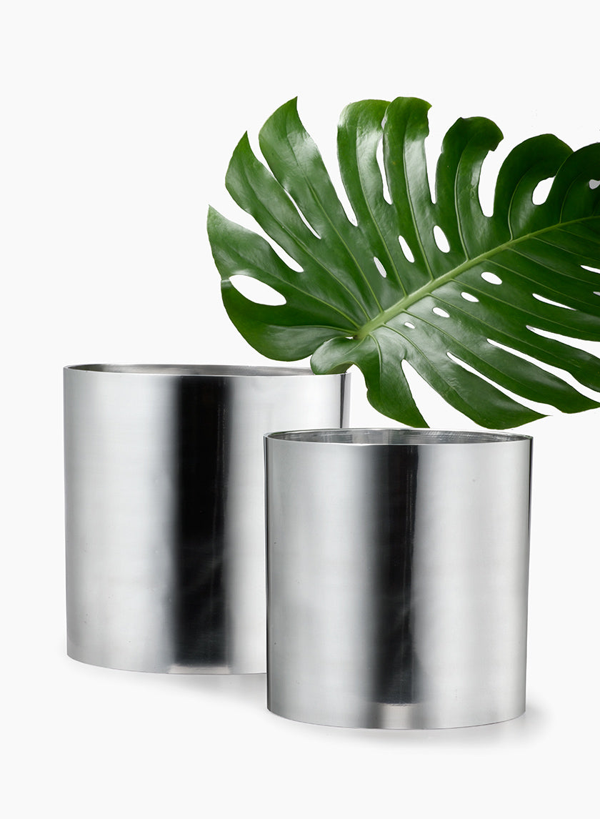 Aluminum Cylinder Vases Decor Jamali Garden