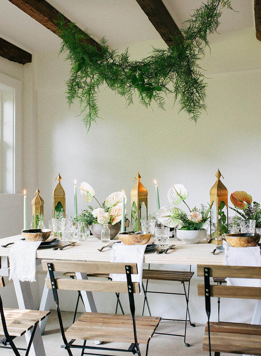 58in Long Asparagus Fern Garland, Case of 12 Decor Jamali Garden