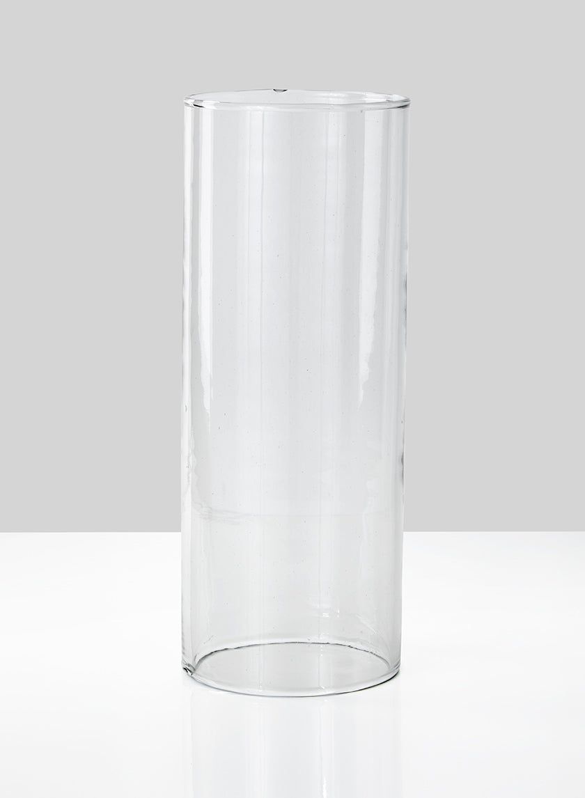 12in Tall Glass Hurricane Decor Jamali Garden