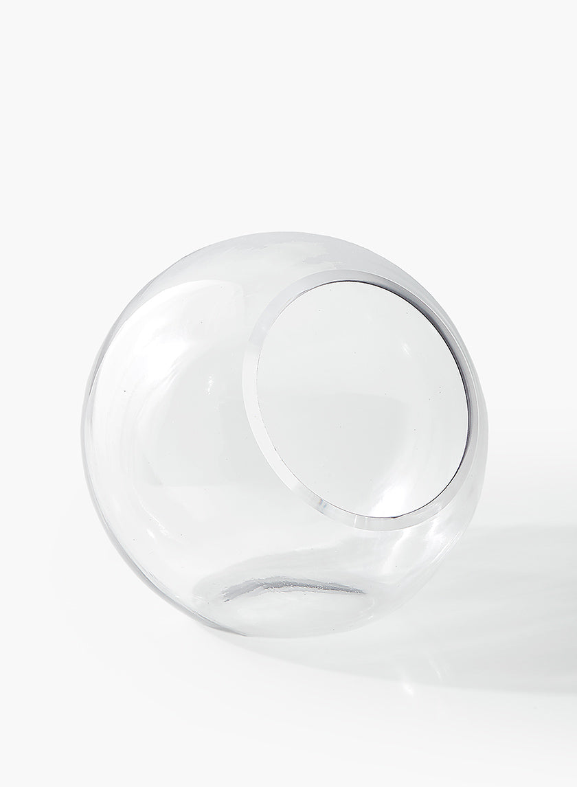 6in Wide Fishbowl Terrarium Glass Vase Decor Jamali Garden