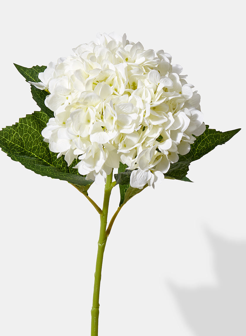 31in Long White Hydrangea Spray Decor Jamali Garden