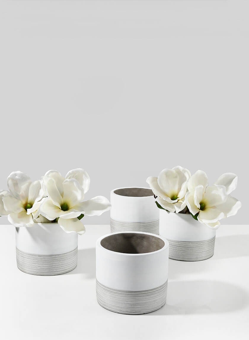 28in Long White Artificial Magnolia Spray, Case of 12 Decor Jamali Garden