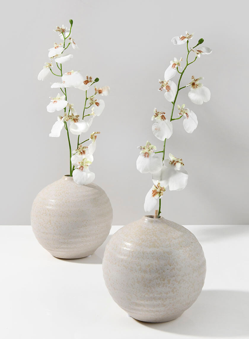 36in Long White Dancing Orchid Spray, Case of 12 Decor Jamali Garden