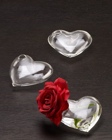 10. Glass hearts.