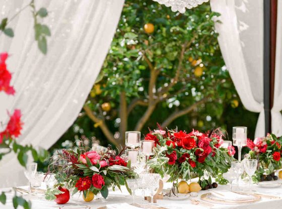 Romantic Candle Centerpieces for Weddings