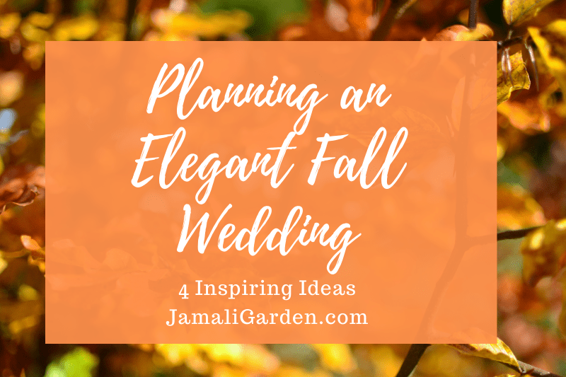 Planning Elegant Fall Wedding Ideas