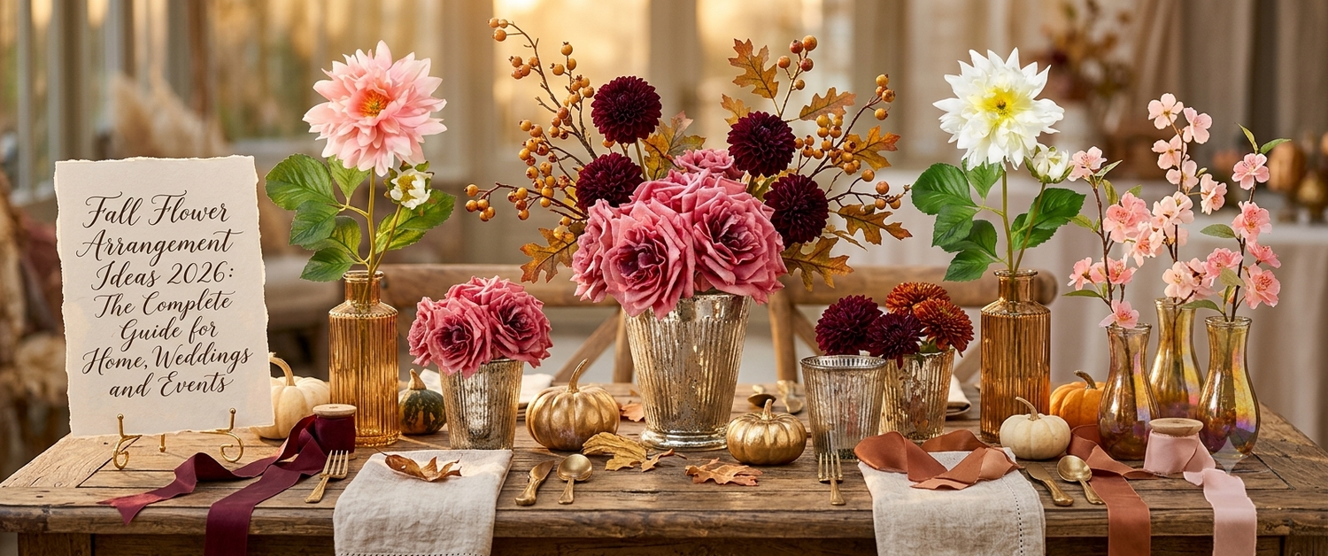 Fall Flower and Event Decor ideas