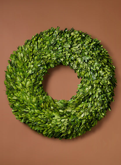 18in Wide Preserved Boxwood Wreath Decor Jamali Garden