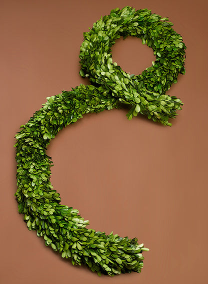 72in Long Preserved Boxwood Garland Decor Jamali Garden