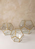 Glass Honeycomb Candleholder Decor Jamali Garden
