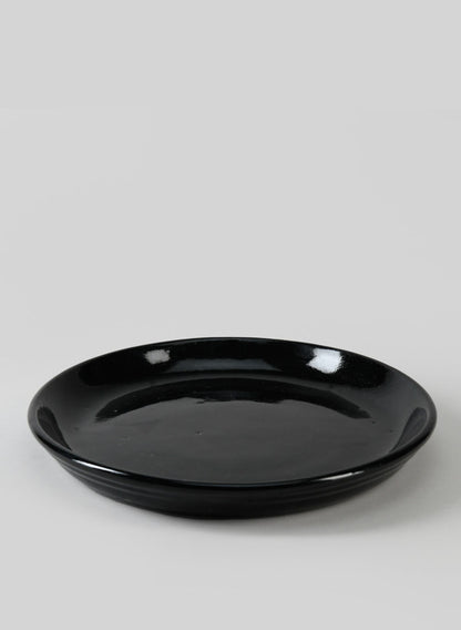 small black ceramic plant pots Glazed Shiny Black Round Ceramic Plant Pot Saucer NYC Garden Supplies – Jamali Garden