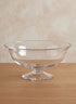 10 1/2in Wide Glass Table Bowl Decor Jamali Garden