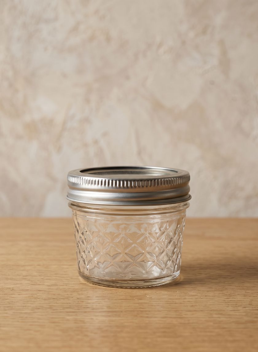 2.25in Tall of 4oz Glass Quilted Mason Jelly Jar, Set of 12 Decor Jamali Garden