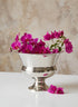 8.5in Wide Nickel Bowl Decor Jamali Garden