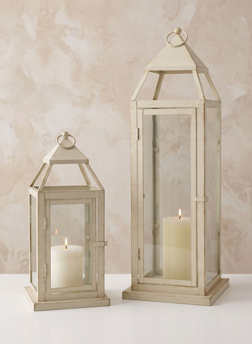 Montmartre Aged White Lantern