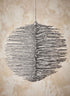 7in Round Silver Glitter Brush Ornament Ball, Case of 12 Decor Jamali Garden