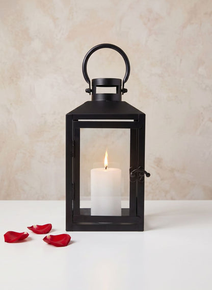 Black Monterey Lantern Decor Jamali Garden